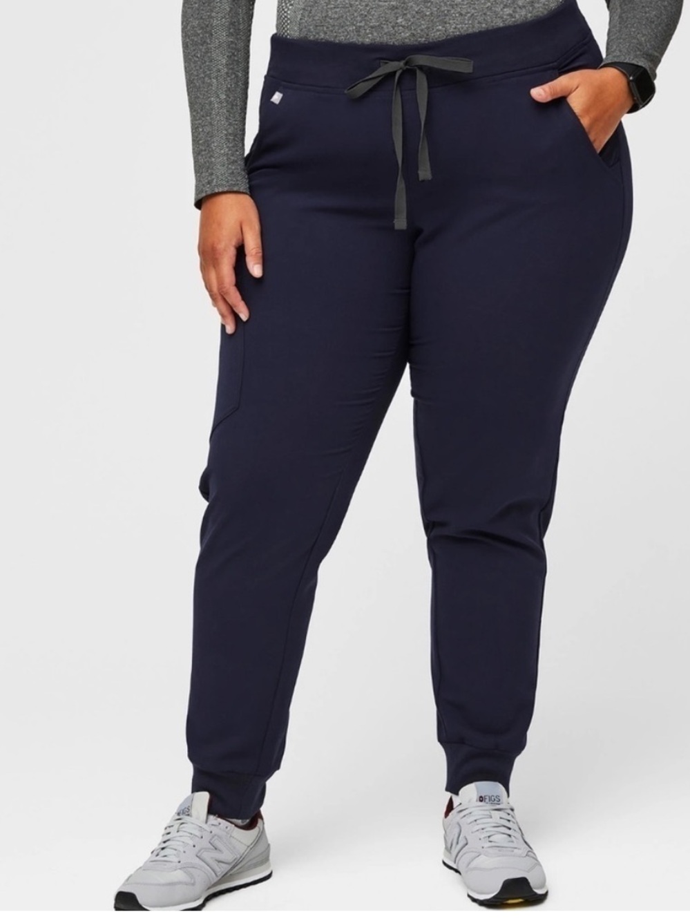 FIGS Zamora Jogger Scrub Pants Technical Collection Navy Size 2XL